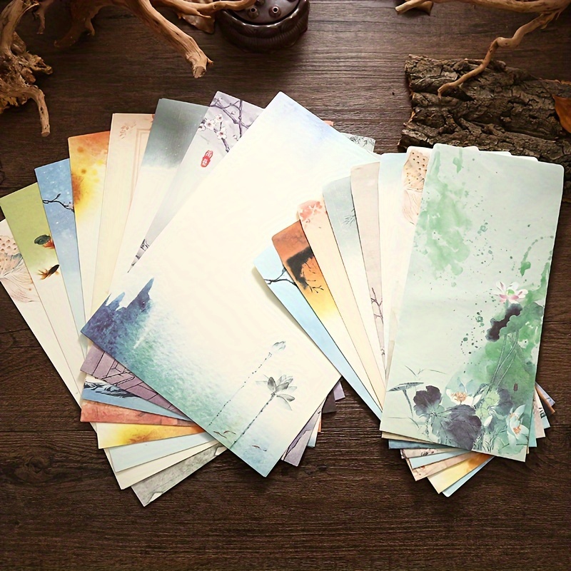 Wax Seal Letter Kit - Briefpapier- und Umschlagset im chinesischen Stil