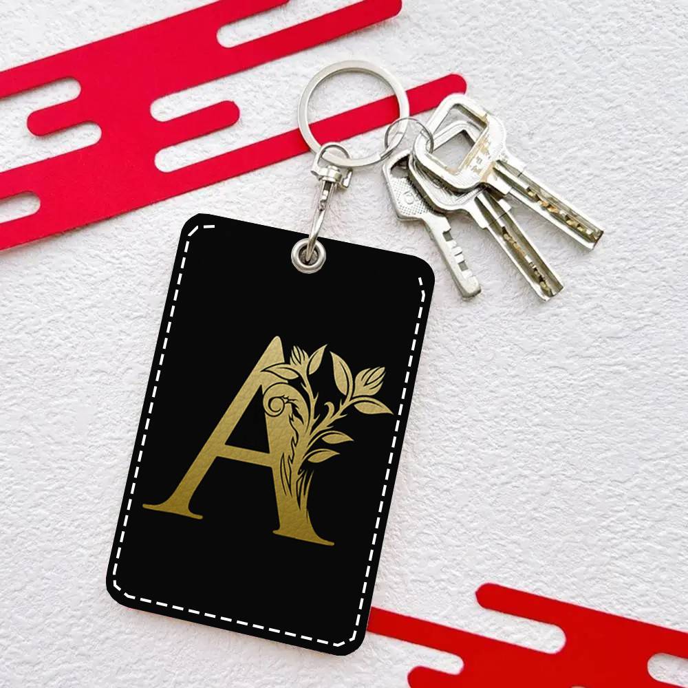 Buchstaben-Monogramm-Kartenetu – Monogram Keychain Leather Bewertung und Preis