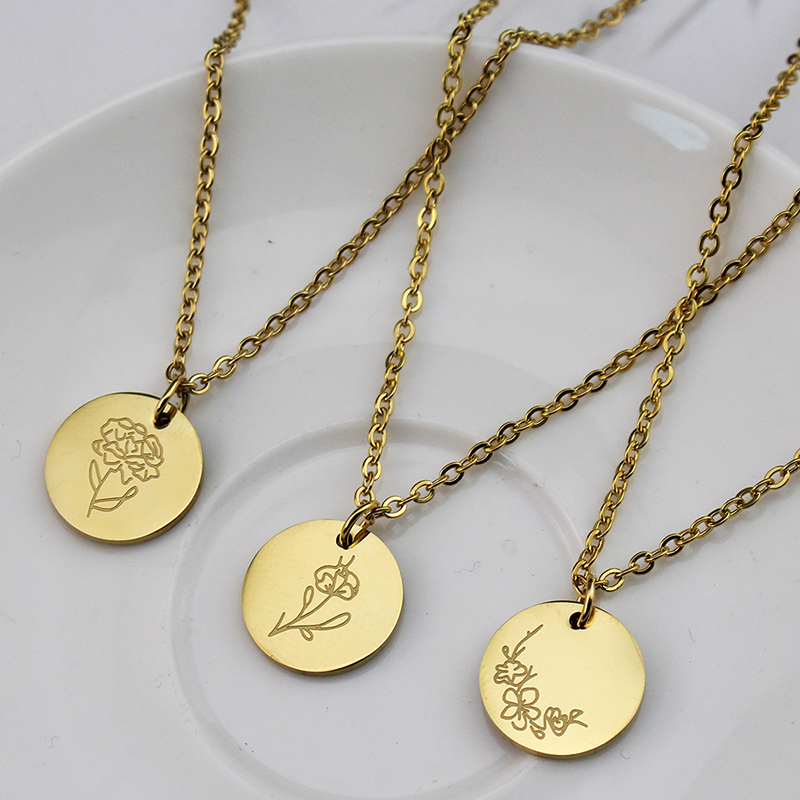 Titan Stahl Dezember Blume unr – Birth Flower Necklace Bewertung und Preis