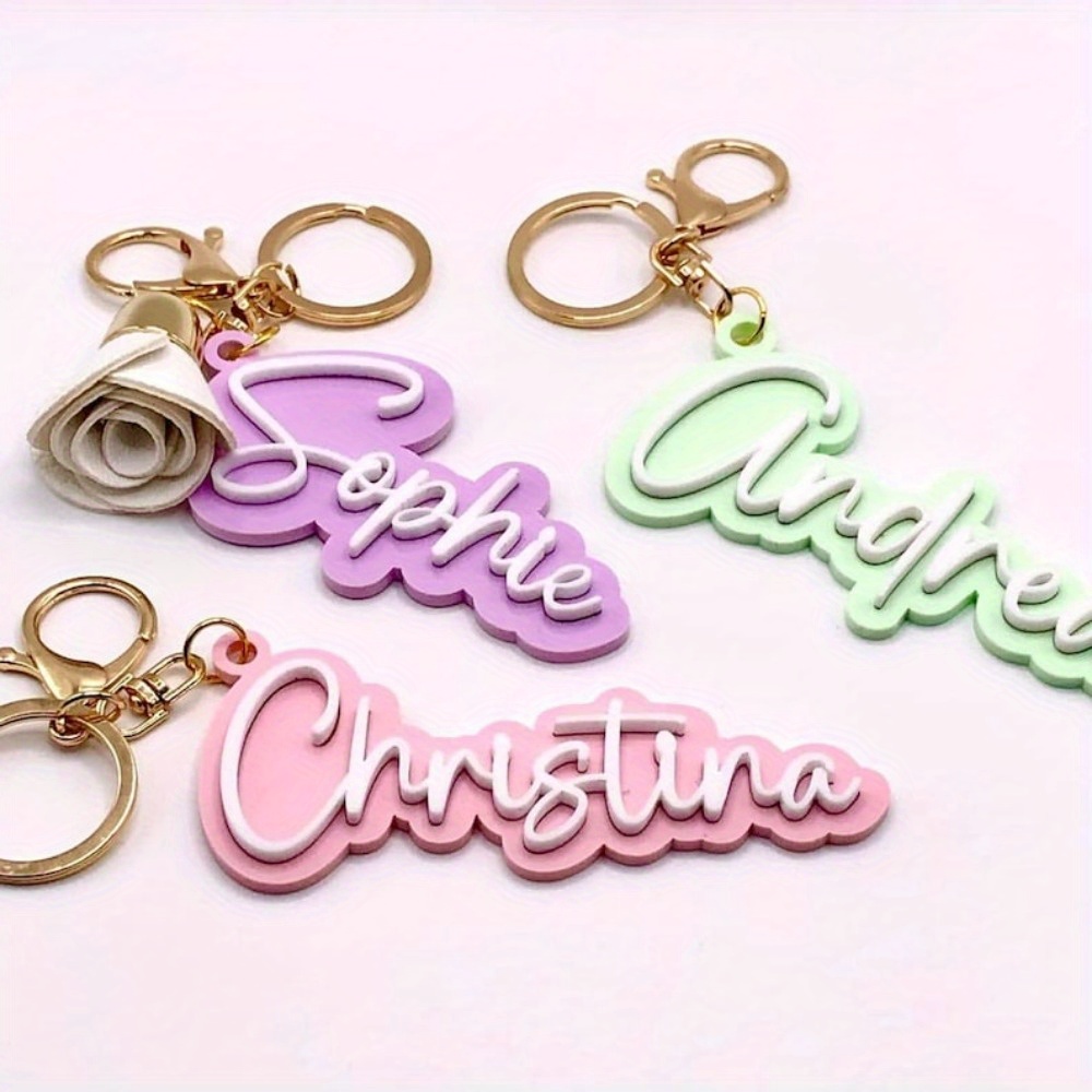 Personalisierter Schlüsselanhä – Initial Ring Custom Bewertung und Preis